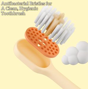 Cepillo de Dientes para Niños con Cerdas Ultra Suaves y Logotipo Personalizado al por Mayor, Cepillo de Dientes Infantil Colorido con Forma de Dibujo Animado, Cuidado Dental en el Hogar - Product Image 4