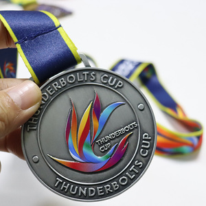 Kofei <strong>Cheap</strong> Design Your Own Logo Zinc Alloy 3D Gold Award Football Basketball Running Custom Metal Sport <strong>Medal</strong> With Ribbon - Product Image 2