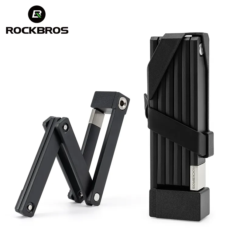 ROCKBROS Foldable Bike Lock Waterproof Anti-theft Bicycle Lock with Key