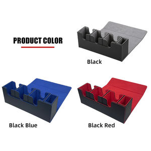    Estuche para Tarjetas T230 4 en 1, PTCG, para Juegos de Cartas, de Cuero PU con Forro de Franela, Caja Doble para Protección Ambiental, con Capacidad para 100 Tarjetas - Product Image 6
