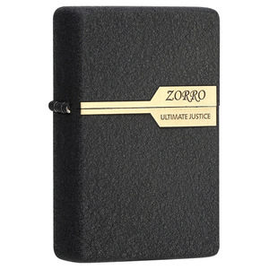 <span class=keywords><strong>Briquet</strong></span> au kérosène <span class=keywords><strong>Zorro</strong></span> avec logo, plaque en cuivre originale, dessus plat, coupe-vent, vente en gros, double tête, étiquette, mariage, anniversaire - Product Image 5