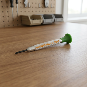 Outil de gravure de bijoux SUNTOOLS/STIPL, forme irrégulière, poignée verte en PP pour un travail de précision dans la fabrication de bijoux - Product Image 5