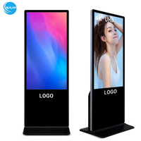 Kiosque à écran tactile HD 43 49 55 65 pouces Affichages numériques LCD pour la publicité intérieure Kiosque à affiches 4K