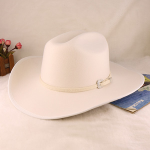 หมวกคาวบอยปีกกว้างดีไซน์หรูหราแบบ OEM สำหรับทุกเพศ ขายส่งจำนวนมาก เหมาะสำหรับฤดูหนาว ตกปลา และงานปาร์ตี้ - Product Image 3