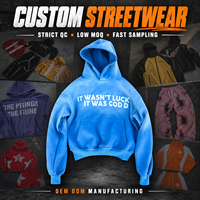 Hoodie Pria Custom Gradient, Model Baggy Oversize, Puff Print Vintage, Warna Pudar, Bahan Tebal, Streetwear, Hoodie Kasual Premium