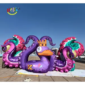 Schöne riesige aufblasbare Oktopusbühne für Veranstaltung Party-Dekoration