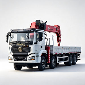 Shacman 8x4 Lorry Crane for <b>Telecommunication</b> Tower Maintenance 12T Telescopic Truck Mounted Crane - Product Image 1
