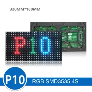 חיצוני LED מודול 320x160 Rgb שילוט SMD P10 Led תצוגת מסך מודול
