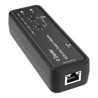 FHB 2CH Dante Audio-Ausgangsadapter Dante-Netzwerk-zu-Analog-Konverter AES67 PoE Audio-Schnittstelle DLO22-P