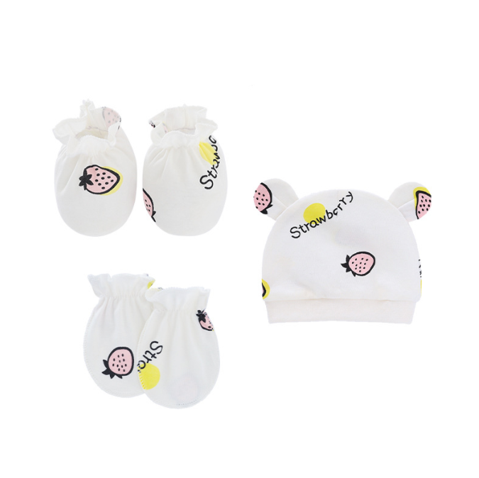 Набор унисекс для новорожденных девочек и мальчиков, перчатки и шапки, наборы для младенцев, ясельного возраста, носков и шляп