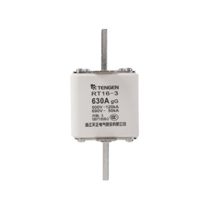 Fusibles céramiques à action rapide Tengen Rt16-3 630A gG 500V 120kA haute tension pour protection électrique - Product Image 4