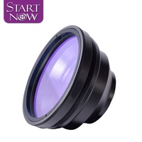 Lentille de balayage F-theta Startnow 532nm à lumière verte 110x110mm F160 pour système Galvo de machine de marquage laser à fibre optique YAG à filetage M85