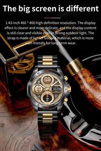 NX1 PRO 2024 Dernière <span class=keywords><strong>montre</strong></span> connectée pour hommes Étanche Électronique Acier inoxydable <span class=keywords><strong>Montre</strong></span> connectée Best Seller Gadgets cool Android - Product Image 4