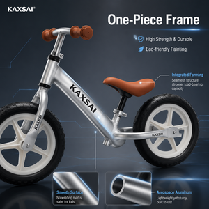 Bicicleta de Equilibrio para Niños de 12 Pulgadas, Cuadro Ligero, Asiento Ajustable, Neumáticos de Goma Resistentes al Desgaste, Bicicleta de Aprendizaje para Niños Pequeños - Product Image 3