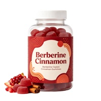 Complément alimentaire à base de berbérine et de cannelle, gommes pour soutenir le système immunitaire, la santé intestinale, cardiaque et digestive, bonbons mous à la berbérine