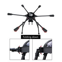 RJX 5 °   Connecteur de charnière de bras pliable pour composants de drone UAV 16mm 20mm 25mm 28mm 30mm 35mm pour multirotor quadricoptère
