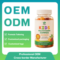 Gommes multivitaminées pour enfants au goût de fruits naturels, riches en micronutriments, pour soutenir l'apport nutritionnel quotidien des enfants