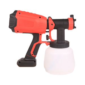 Pistolet de pulvérisation électrique portable 20V HVLP, pulvérisateur de <span class=keywords><strong>peinture</strong></span> sans fil DC sans balais, économique, capacité du gobelet 1200ml, qualité industrielle DIY - Product Image 3
