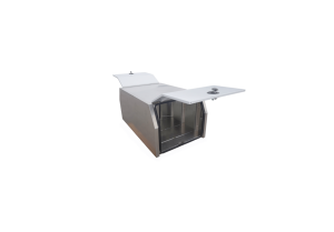 Boîte à outils pour camionnette en aluminium à double couvercle, boîte de rangement pour pick-up à deux portes avec serrure - Product Image 6
