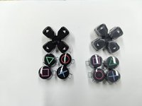Pièce de rechange pour manette PS5 : Bouton directionnel en cristal, fonction D-pad, touches ABXY et levier analogique pour Astro Bot PS5
