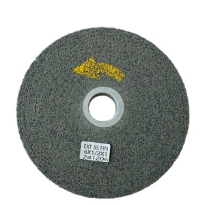 Rueda de desbarbado y acabado EXL 8S FINE - 6x1/<span class=keywords><strong>2x1</strong></span> pulgadas, mineral de carburo de silicio para pulido de titanio y acero inoxidable - Product Image 1