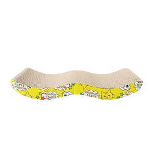 Grattoir à motif mignon <span class=keywords><strong>Chat</strong></span> <span class=keywords><strong>Carton</strong></span> <span class=keywords><strong>Chat</strong></span> Grattoir Vente en gros Grattoir ondulé pour <span class=keywords><strong>chat</strong></span> - Product Image 1