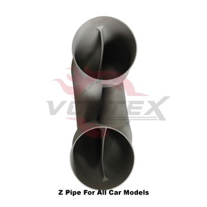 Tubo de escape cruzado Vortex impreso en 3D, para BMW, Mercedes, Audi, 2.75 y 3 pulgadas, de longitud igualada, de alto flujo, componente de escape de carreras. - Product Image 5