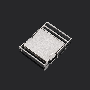 Hebilla de Liberación Lateral de Aleación de Zinc de 45 mm, Plateada, Resistente, para Bolsos - Product Image 2