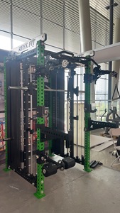 Ultimatives, umfassendes Stahl-Kraftgestell für einfaches Heimtraining – Fitness-Trainingsgestell für <span class=keywords><strong>Bodybuilding</strong></span>, Smith-Maschine für Beine und Rücken - Product Image 6