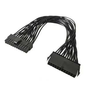 זכר לנקבה PSU 24pin ATX אספקת חשמל כבל מאריך עבור מחשב לוח האם