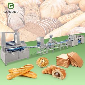 เบเกอรี่ไฟฟ้าผลิตขนมปังปิ้งแบบครบวงจรสำหรับอุตสาหกรรมผลิตแป้งผลิตขนมปังใหม่สำหรับเลบานอนในจีน - Product Image 1