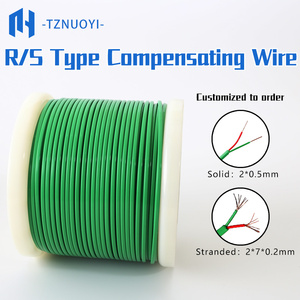 สายเคเบิลชดเชยแบบหุ้มฉนวน FEP ชนิด R/S/B ขนาด 2*24AWG สำหรับเทอร์โมคัปเปิลแพลตตินัมโรเดียม ทนอุณหภูมิสูง - Product Image 2