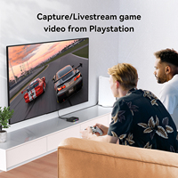 Carte de capture vidéo HDMI 2.0 4K60Hz 1080p240 HDR avec sortie en boucle pour PS5 Xbox Game Live Streaming OBS