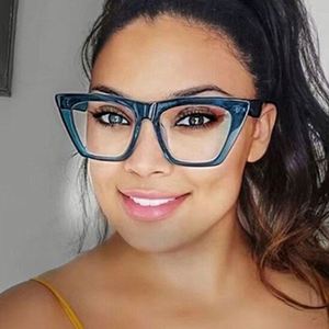 Gafas de Sol Vintage con Logotipo Personalizado al por Mayor 2021, Gafas de Ojo de Gato Negras con Estampado de Leopardo para Mujer, Gafas con Protección Contra la Luz Azul - Product Image 1