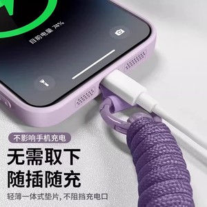 Mobile <b>Phone</b> <b>Strap</b> Wristband Purple Braided Rope Loop 2025 New Style - Product Image 4