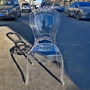 Silla <span class=keywords><strong>de</strong></span> acrílico transparente Prince, sillas <span class=keywords><strong>de</strong></span> banquete <span class=keywords><strong>de</strong></span> plástico para comedor, recepción <span class=keywords><strong>de</strong></span> boda, venta - Product Image 2