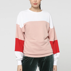 Sweat-shirt à capuche en coton biologique pour femmes, rouge, mignon, Simple, avec logo personnalisé - Product Image 4