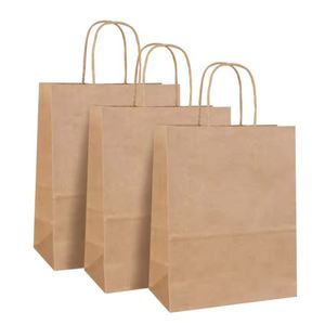 Good Price of Good Quality Kraft <b>Paper</b> Twisted Handle Shopping Carrier Bag - Product Image 1