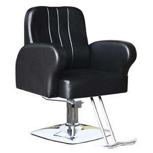 Poltrona da <span class=keywords><strong>Barbiere</strong></span> Professionale <span class=keywords><strong>dal</strong></span> Design Moderno con Pompa Idraulica Regolabile in Altezza, Sedia Classica per Salone - Product Image 2