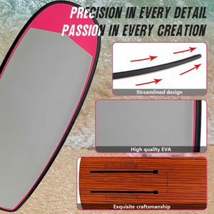 Nueva Tabla de Paddle Surf de Fibra de Carbono, Ligera, 105*44cm, Hydrofoil, Wingfoil, para Deportes Acuáticos - Product Image 1