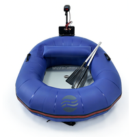 Hailebao Bateau gonflable individuel léger et portable en PVC, Kayak escargot pliable pour loisirs, pêche, dérive et activités aquatiques en famille