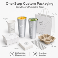 Gobelet en plastique PP argenté de qualité alimentaire avec logo imprimé sur mesure, 90 mm, 24 oz, 700 ml, avec couvercles pour boissons froides