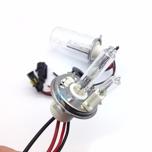 TAOCHIS voiture 12V 100W H4-2 caché Bi xénon ampoules lumière tête/antibrouillard remplacer 4300k 5000k 6000k 8000k Céramique Base Salut/Lo Conversion - Product Image 2