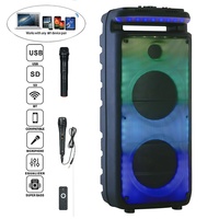 Mifa — boîte à son pour batterie, haut-parleur karaoké en plein air, fêtes en plein air, chant, avec LED multicolores, 8 pouces