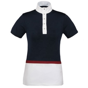 Camisa de diseño personalizado para mujer, ropa ecuestre, espectáculo de caballo, OEM, competición, montar a caballo - Product Image 1