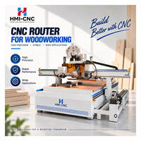 Centre d'usinage CNC pour bois HMI avec 12 outils ATC, machine de découpe, perçage, fraisage et rainurage à chargement automatique