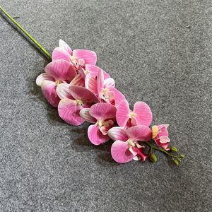 Duy Nhất Thân Cây Bán Buôn Bất Cảm Ứng Trắng Hoa Lan Lan Hoa Nhân Tạo Phalaenopsis Màu Xanh Hoa Lan Cho Đám Cưới Trang Trí Nội Thất - Product Image 4