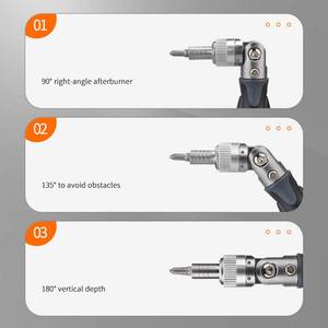 Juego de herramientas de combinación de herramientas de bricolaje para el hogar 38 en 1, destornillador de Llave de trinquete para reparación de automóviles de motocicletas, batería de mantenimiento - Product Image 3