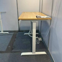 Table élévatrice ergonomique réglable en hauteur pour un seul utilisateur Base électrique 2 pieds Cadre de bureau Getup