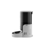 Distributeur automatique de nourriture pour chats et chiens OEM moderne et élégant avec caméra 2 millions de pixels, vision nocturne et audio bidirectionnel
